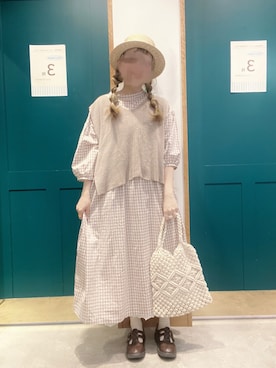 「Samansa Mos2（サマンサ モスモス）のアイテム」を使った、ま　え　のさん（レディース・158cm）の夏コーディネート