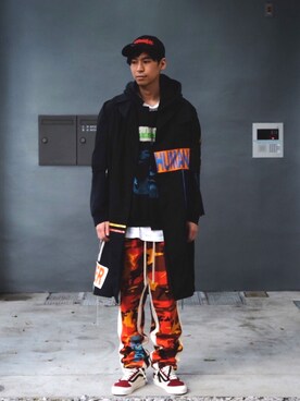 「united arrows」｜「アイテム（トレンチコート）」を使った、大谷和宏さん（メンズ・175cm）の春コーディネート