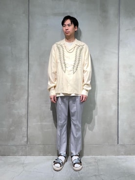 大谷和宏さん（メンズ・175cm）の春コーディネート