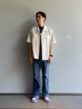 「ARIES(アリーズ)のアイテム」を使った、大谷和宏さん(メンズ・175cm)の春コーディネート