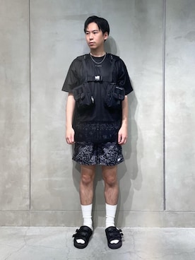 「ROTHCO（ロスコ）のアイテム（バッグ）」を使った、大谷和宏さん（メンズ・175cm）の春コーディネート