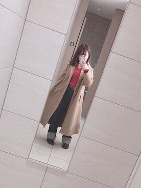 「F i.n.t（フィント）のアイテム（ジャケット/アウター）」を使った、あおさん（レディース・147cm）の冬コーディネート