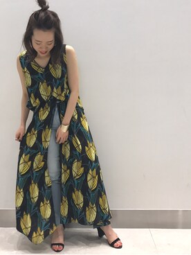 yukaさん（レディース・156cm）の春コーディネート