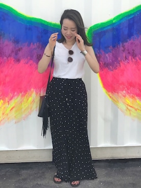 yukaさん（レディース・156cm）の夏コーディネート