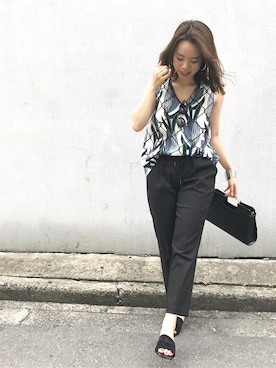 yukaさん（レディース・156cm）の夏コーディネート