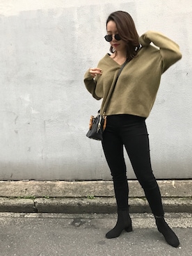 yukaさん（レディース・156cm）の秋コーディネート