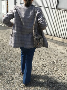 CAPRICIEUX LEMAGE チェック柄ジャケット 全骨格細見え◎】Wテーラージャケット | CAPRICIEUX LE'MAGE