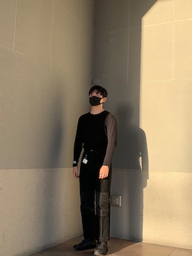 「thisisneverthat（ディスイズネバーザット）のアイテム（その他）」を使った、ハンギョルさん（メンズ・177cm）の秋コーディネート