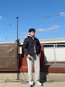 「ADER error」｜「アイテム（ジャケット/アウター）」を使った、ハンギョルさん（メンズ・177cm）の冬コーディネート