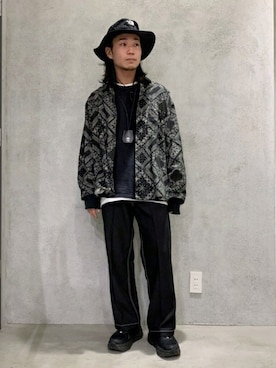 「THE NORTH FACE（ザノースフェイス）のアイテム（ハット）」を使った、SHINPEIさん（メンズ・170cm）の春コーディネート