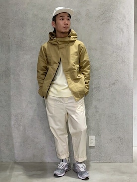 「417 EDIFICE（フォーワンセブンエディフィス）のアイテム（ブルゾン）」を使った、SHINPEIさん（メンズ・170cm）の春コーディネート