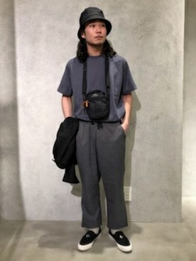 「417 EDIFICE（フォーワンセブンエディフィス）のアイテム（ブルゾン）」を使った、SHINPEIさん（メンズ・170cm）の春コーディネート