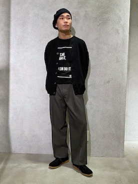 「417 EDIFICE（フォーワンセブンエディフィス）のアイテム（スニーカー）」を使った、SHINPEIさん（メンズ・170cm）の春コーディネート