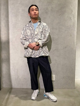 「MYSTERY RANCH（ミステリーランチ）のアイテム（アナログ腕時計）」を使った、SHINPEIさん（メンズ・170cm）の春コーディネート