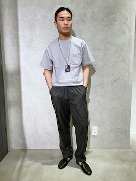 「MYSTERY RANCH（ミステリーランチ）のアイテム（アナログ腕時計）」を使った、SHINPEIさん（メンズ・170cm）の春コーディネート