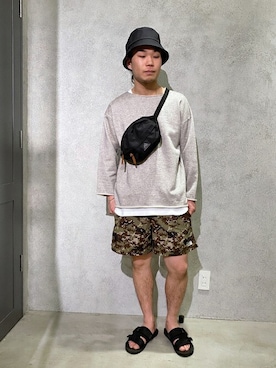 「417 EDIFICE（フォーワンセブンエディフィス）のアイテム（タンクトップ）」を使った、SHINPEIさん（メンズ・170cm）の春コーディネート