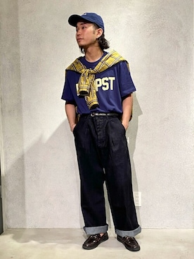 「417 EDIFICE（フォーワンセブンエディフィス）のアイテム（帽子）」を使った、SHINPEIさん（メンズ・170cm）の夏コーディネート