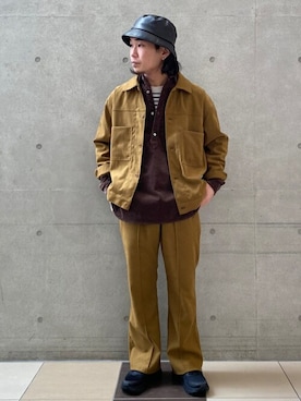 「417 EDIFICE（フォーワンセブンエディフィス）のアイテム（ブルゾン）」を使った、SHINPEIさん（メンズ・170cm）の秋コーディネート