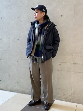 「417 EDIFICE（フォーワンセブンエディフィス）のアイテム（ダウンジャケット/コート）」を使った、SHINPEIさん（メンズ・170cm）の冬コーディネート