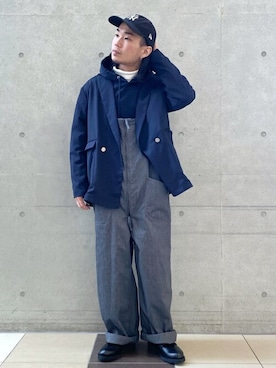 「417 EDIFICE（フォーワンセブンエディフィス）のアイテム（パーカー）」を使った、SHINPEIさん（メンズ・170cm）の冬コーディネート