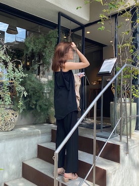 「ワントーンスタイル」｜azusaさん（レディース・158cm）の夏コーディネート