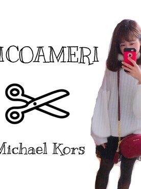 「MICOAMERI（ミコアメリ）のアイテム（トップス）」を使った、かなむさん（レディース・158cm）の夏コーディネート
