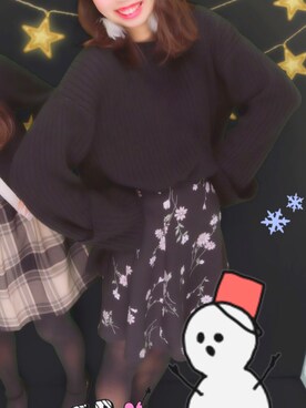 「MICOAMERI（ミコアメリ）のアイテム（トップス）」を使った、かなむさん（レディース・158cm）の秋コーディネート