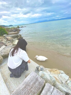 かなむさん（レディース・158cm）の夏コーディネート