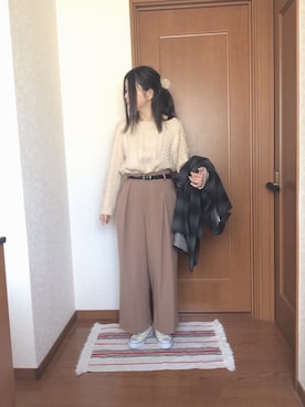 「archives（アルシーヴ）のアイテム（チェスターコート）」を使った、♡あーりん♡さん（レディース・154cm）の冬コーディネート