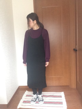 「バルーンスリーブ」｜♡あーりん♡さん（レディース・154cm）の冬コーディネート