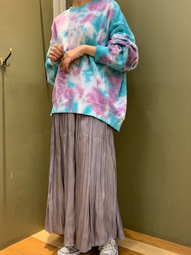 「Sugar spoon（シュガースプーン）のアイテム」を使った、たばさんさん（レディース・157cm）の秋コーディネート