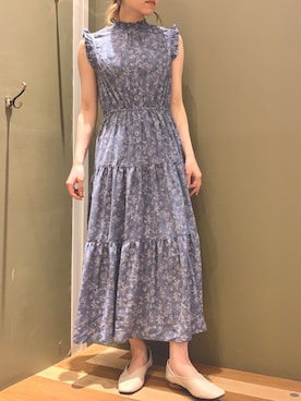 「ELENCARE DUE（エレンカーレデュエ）のアイテム」を使った、たばさんさん（レディース・157cm）の春コーディネート