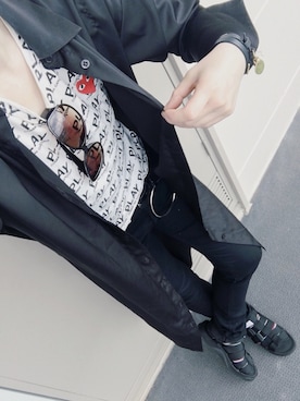 「Alexander McQueen（アレキサンダーマックイーン）のアイテム（アクセサリー）」を使った、✂︎凸さん（レディース・169cm）の夏コーディネート