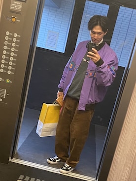 「MCM（エムシーエム）のアイテム（財布/小物）」を使った、けんとさん（メンズ・177cm）の冬コーディネート