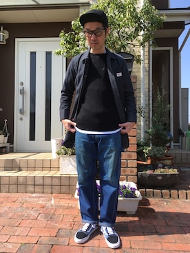 「SMITH（スミス）のアイテム」を使った、k2106さん（メンズ・175cm）の春コーディネート