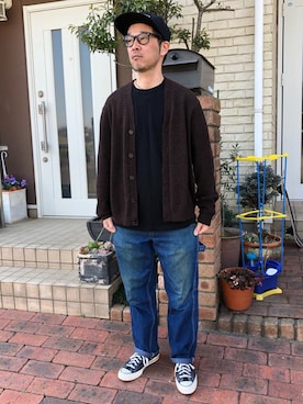 「Stan Ray（スタンレイ）のアイテム（パンツ）」を使った、k2106さん（メンズ・175cm）の冬コーディネート