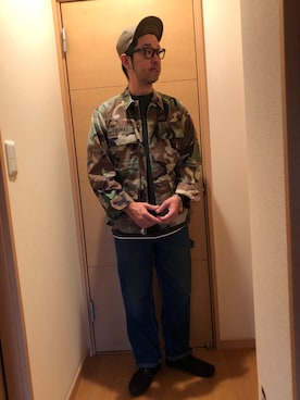 「Stan Ray（スタンレイ）のアイテム」を使った、k2106さん（メンズ・175cm）の秋コーディネート