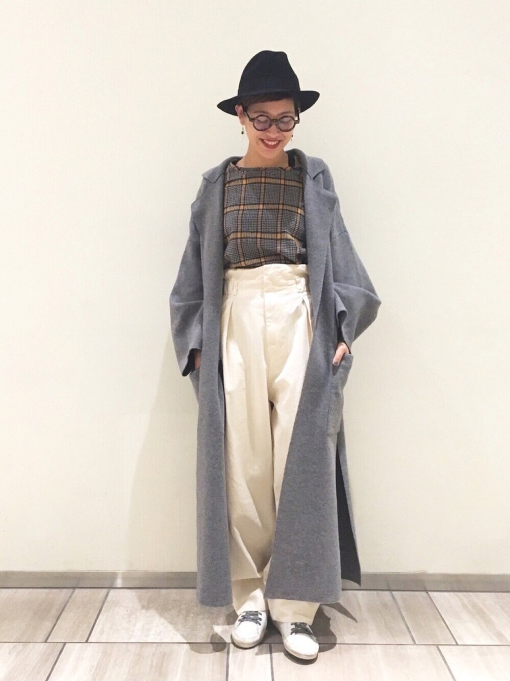 ボルサリーノでかっこよくお洒落にコーディネート グレー ハット Borsalino ボルサリーノ ホンブルグ カーキグレー 60.5cm