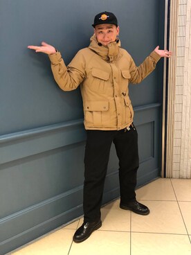 「MANASTASH（マナスタッシュ）のアイテム（ジャケット/アウター）」を使った、わくたさん（メンズ・177cm）の冬コーディネート