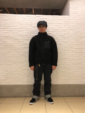 「MANASTASH（マナスタッシュ）のアイテム（ジャケット/アウター）」を使った、わくたさん（メンズ・177cm）の秋コーディネート