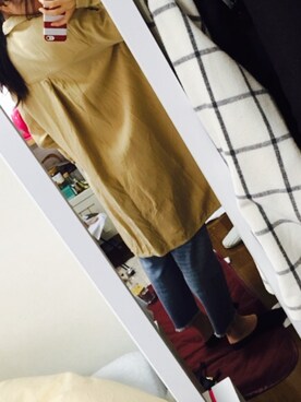 「ZARA BASIC（ザラベーシック）のアイテム（その他アウター）」を使った、miiiさん（レディース・159cm）の春コーディネート