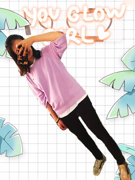 「school」｜「アイテム（スウェット）」を使った、crawncccさん（レディース・167cm）の春コーディネート