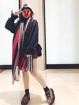 「Major made（Major made）のアイテム」を使った、Venus T 🖤さん（レディース・157cm）の冬コーディネート