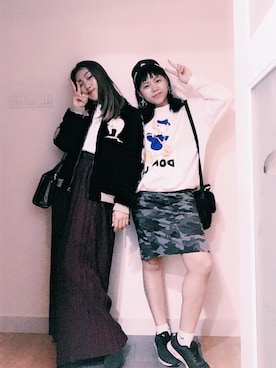 「happynewyear」｜「アイテム（ジャケット/アウター）」を使った、Venus T 🖤さん（レディース・157cm）の冬コーディネート