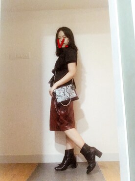「アイテム（ピアス（両耳用））」を使った、Venus T 🖤さん（レディース・157cm・20代）の春コーディネート