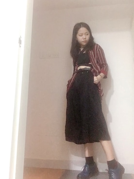 「アイテム（ピアス（両耳用））」を使った、Venus T 🖤さん（レディース・157cm・20代）の夏コーディネート
