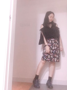 「アイテム（ピアス（両耳用））」を使った、Venus T 🖤さん（レディース・157cm・20代）の秋コーディネート