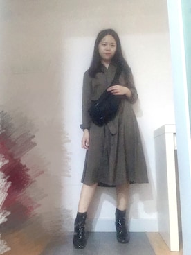 「アイテム（ピアス（両耳用））」を使った、Venus T 🖤さん（レディース・157cm・20代）の秋コーディネート