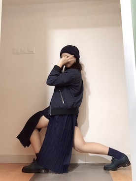 「happynewyear」｜Venus T 🖤さん（レディース・157cm）の冬コーディネート