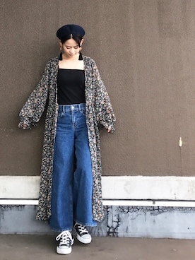 「Another Edition（アナザーエディション）のアイテム（ワンピース/ドレス）」を使った、yukiさん（レディース・152cm）の夏コーディネート